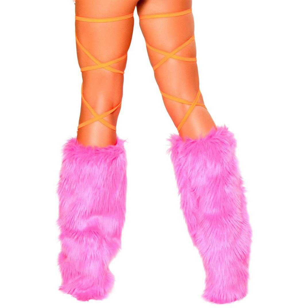 100" Solid Thigh Wraps Orange - Charmed Costumes