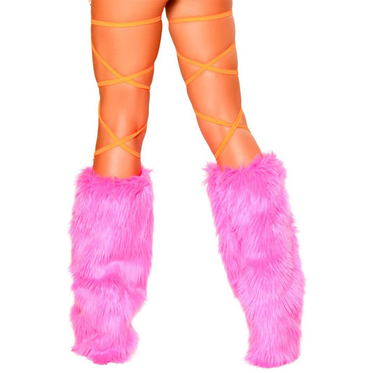 100" Solid Thigh Wraps Orange - Charmed Costumes