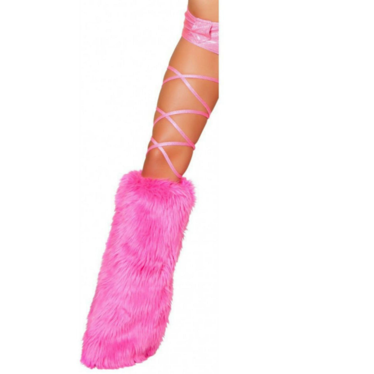 100" Shiny Dot Thigh Wraps Hot Pink - Charmed Costumes