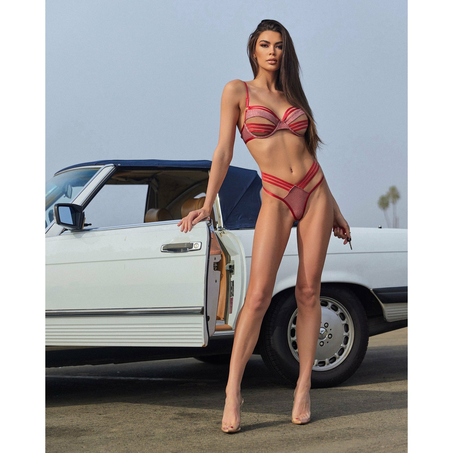 Shimmer Bondage 2-Piece Set
