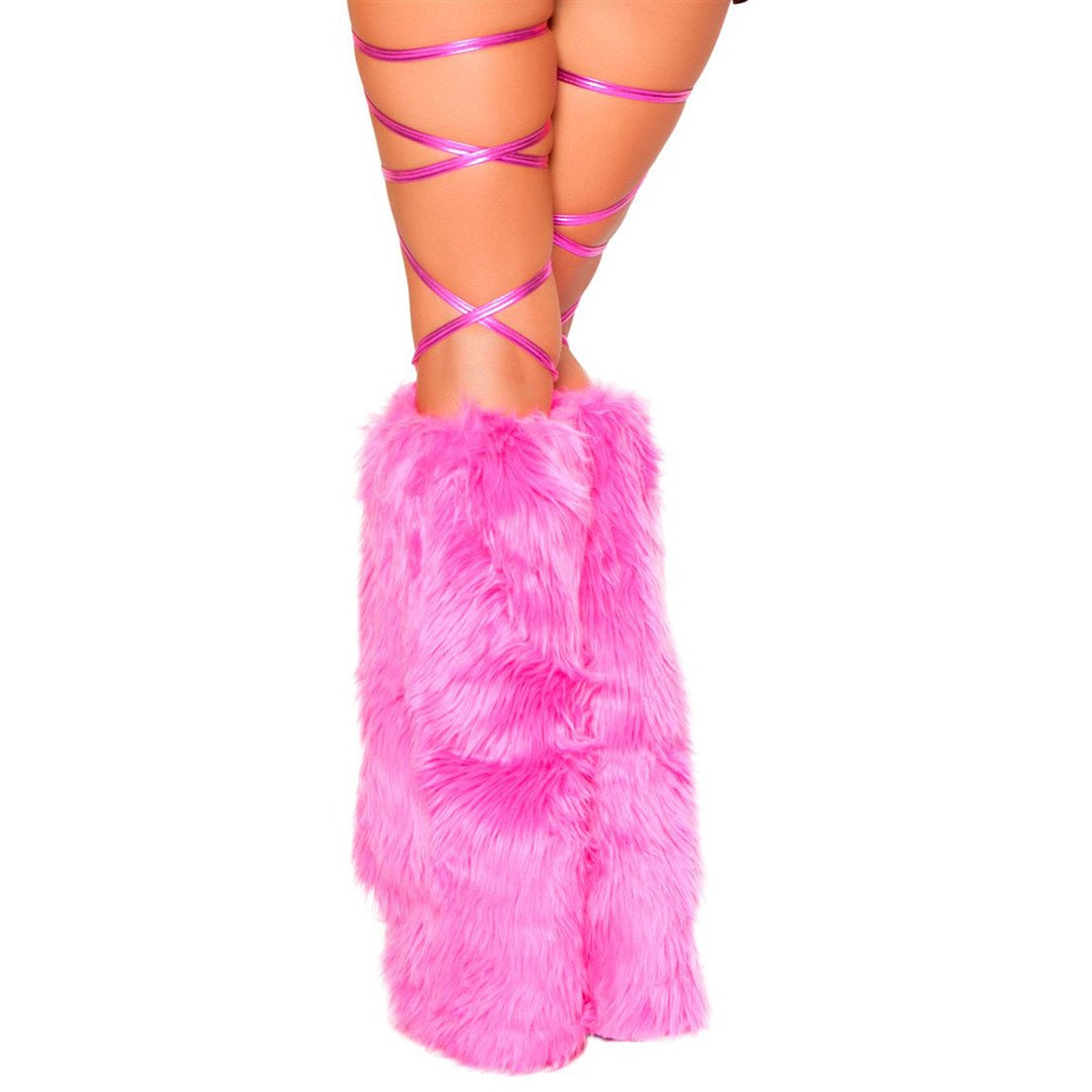 100" Metallic Thigh Wraps Pink - Charmed Costumes