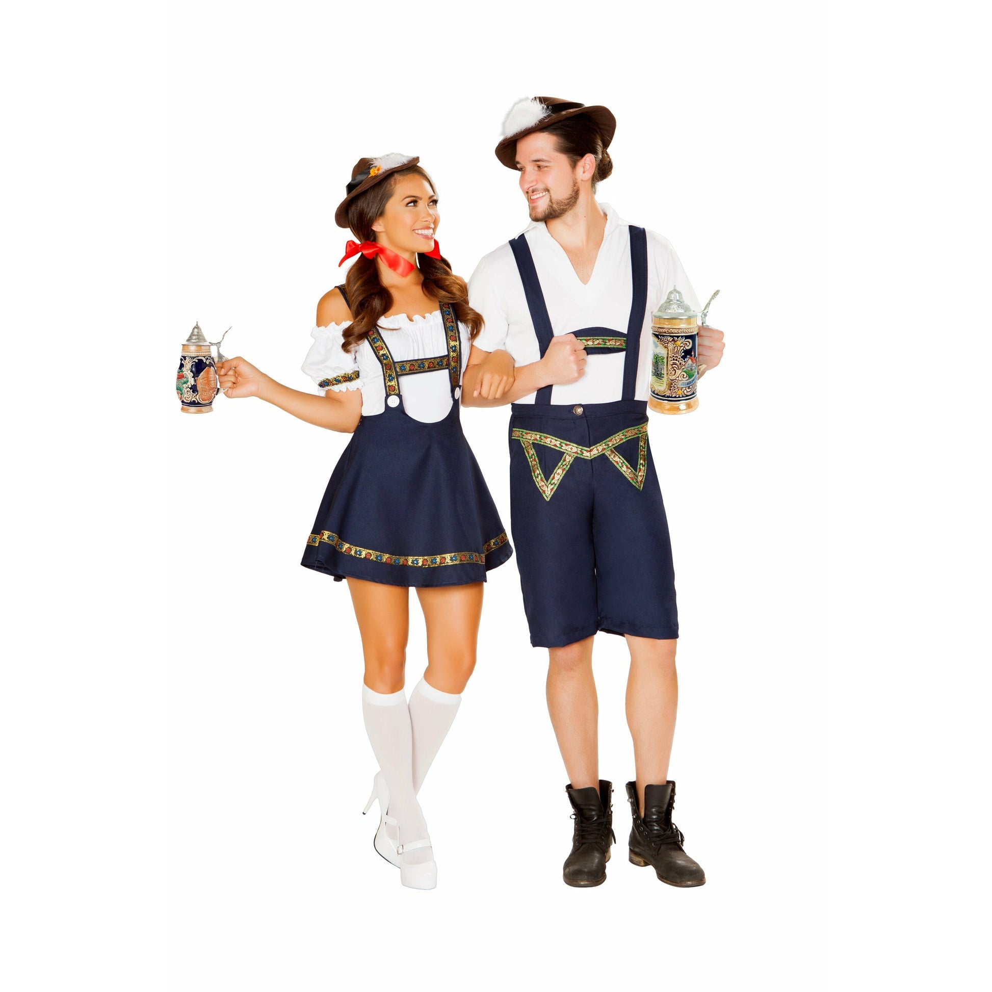 4884 - Roma Costume 3pc Bavarian Beauty Serving Wench Couples Costume