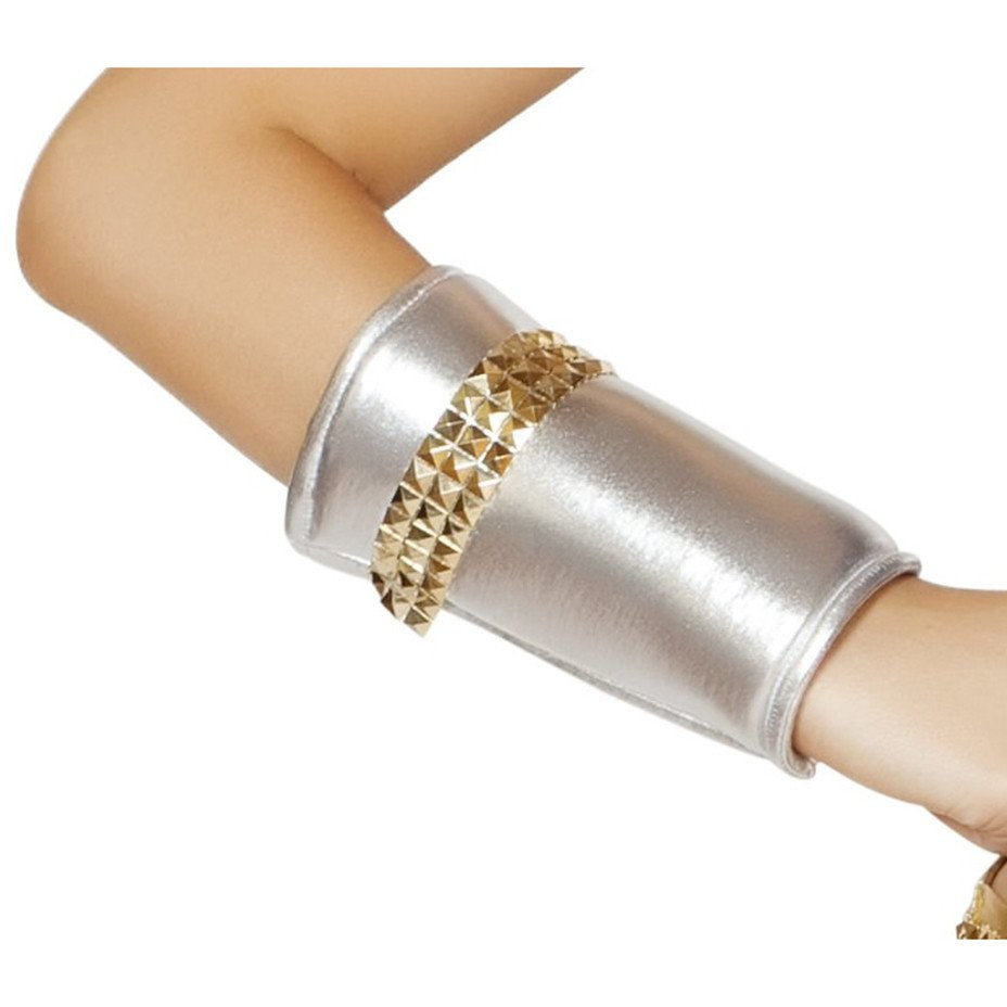 Wrist Cuffs w/Gold Trim Detail - Charmed Costumes
