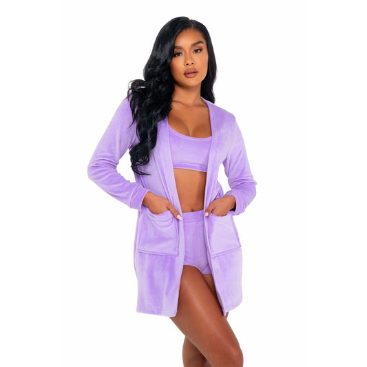 LI500 - Super Soft & Cozy Velour Robe